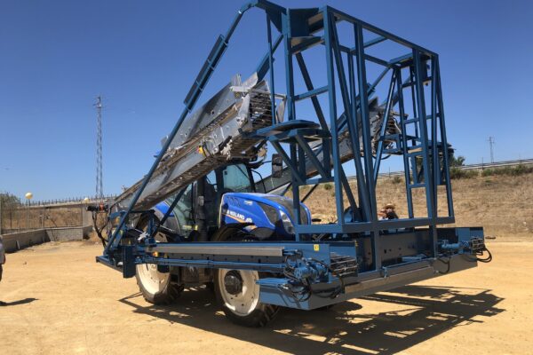 maquinaria-fabricacion cinta transportadora para recogida de pimientos
